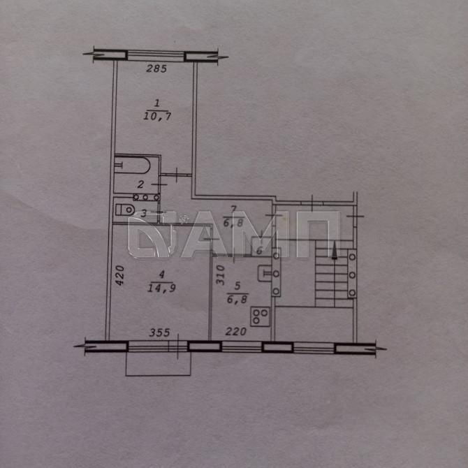 Продается 2-комн. квартира, 44,2 м² 5/5 этаж Новосибирск - изображение 8