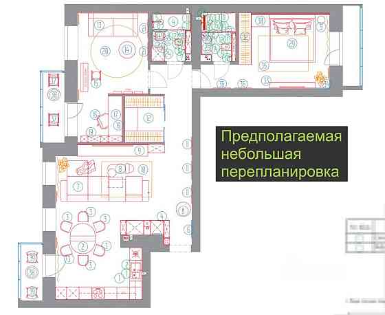 Продается 3-комн. квартира, 93,1 м² в ЖК «Преображенский» 9/9 этаж Красноярск