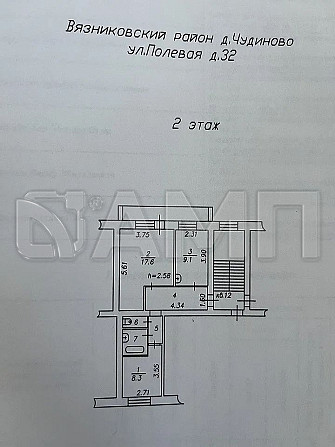 Продаю 2-к. квартира, 48,1 м², 2/2 эт. Вязники - изображение 1