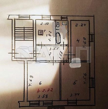 Продаю 3-к. квартира, 57 м², 2/2 эт. Вязники - изображение 5