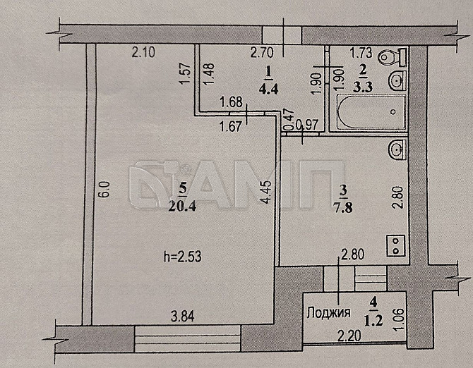 Продаю 1-к. квартира, 36 м², 3/5 эт. Моршанск - изображение 10