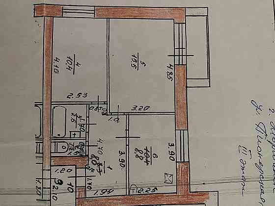 Продаю 2-к. квартира, 46,5 м², 3/3 эт. Моршанск