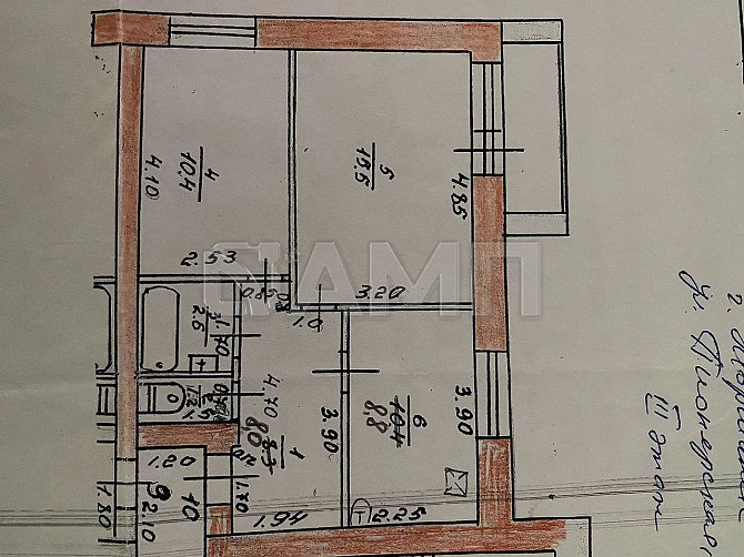 Продаю 2-к. квартира, 46,5 м², 3/3 эт. Моршанск - изображение 1