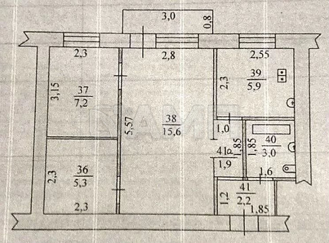 Продаю 2-к. квартира, 41,1 м², 4/4 эт. Мичуринск - изображение 9
