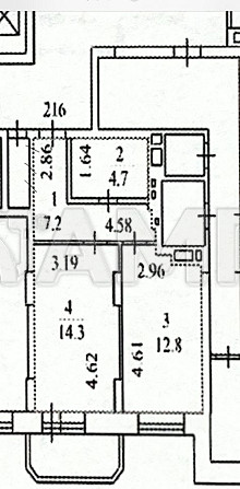 Продается 1-комн. квартира, 40,6 м² 19/22 этаж Новосибирск - изображение 4