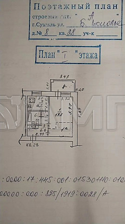 Продаю 1-к. квартира, 37,9 м², 1/2 эт. Суздаль - изображение 10