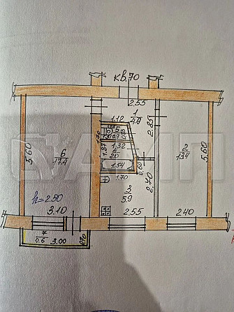 Продаю 2-к. квартира, 45 м², 2/5 эт. Первомайский - изображение 5
